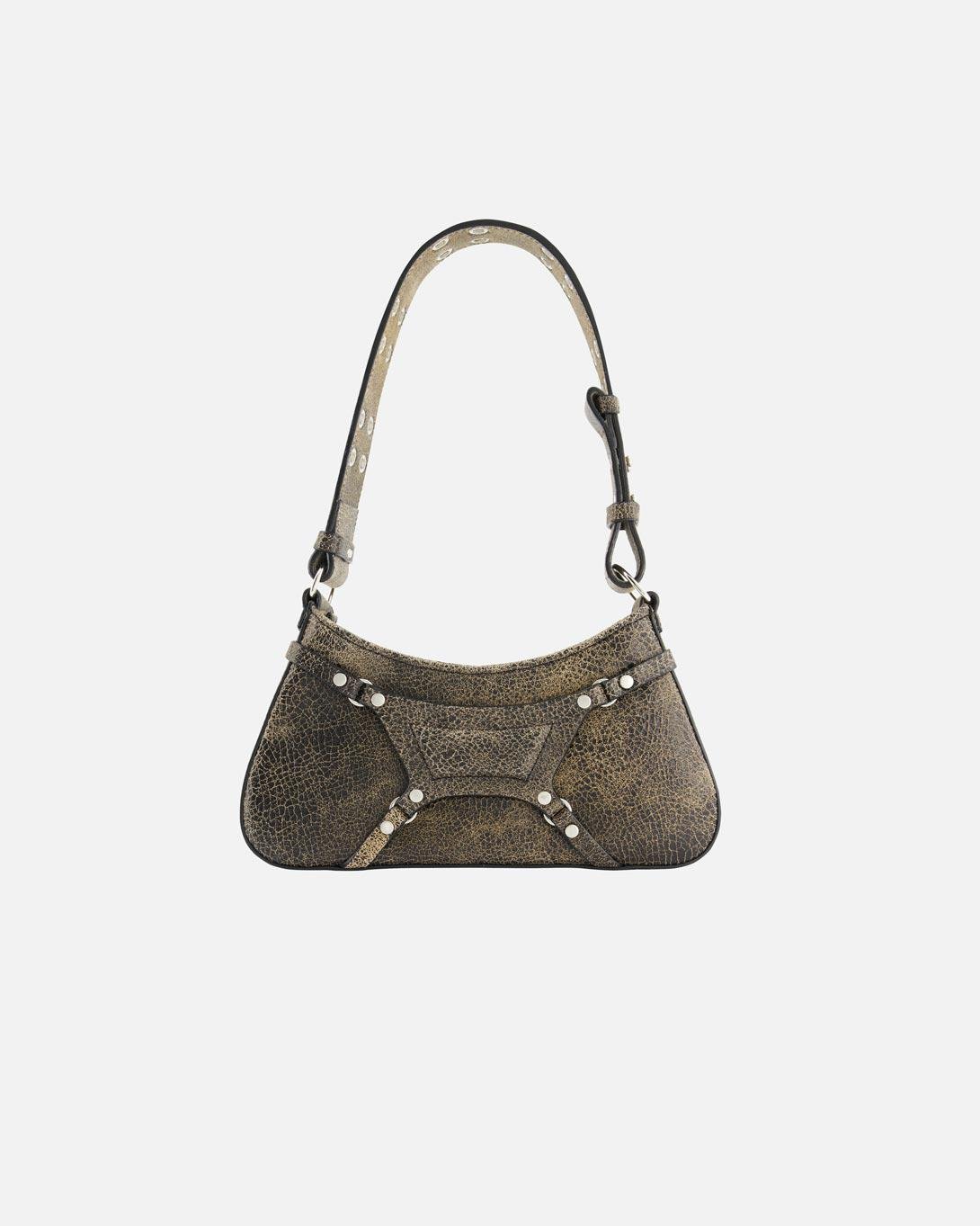 Leather Fetish Bag Cracked Moss - MISBHV - Elevastor