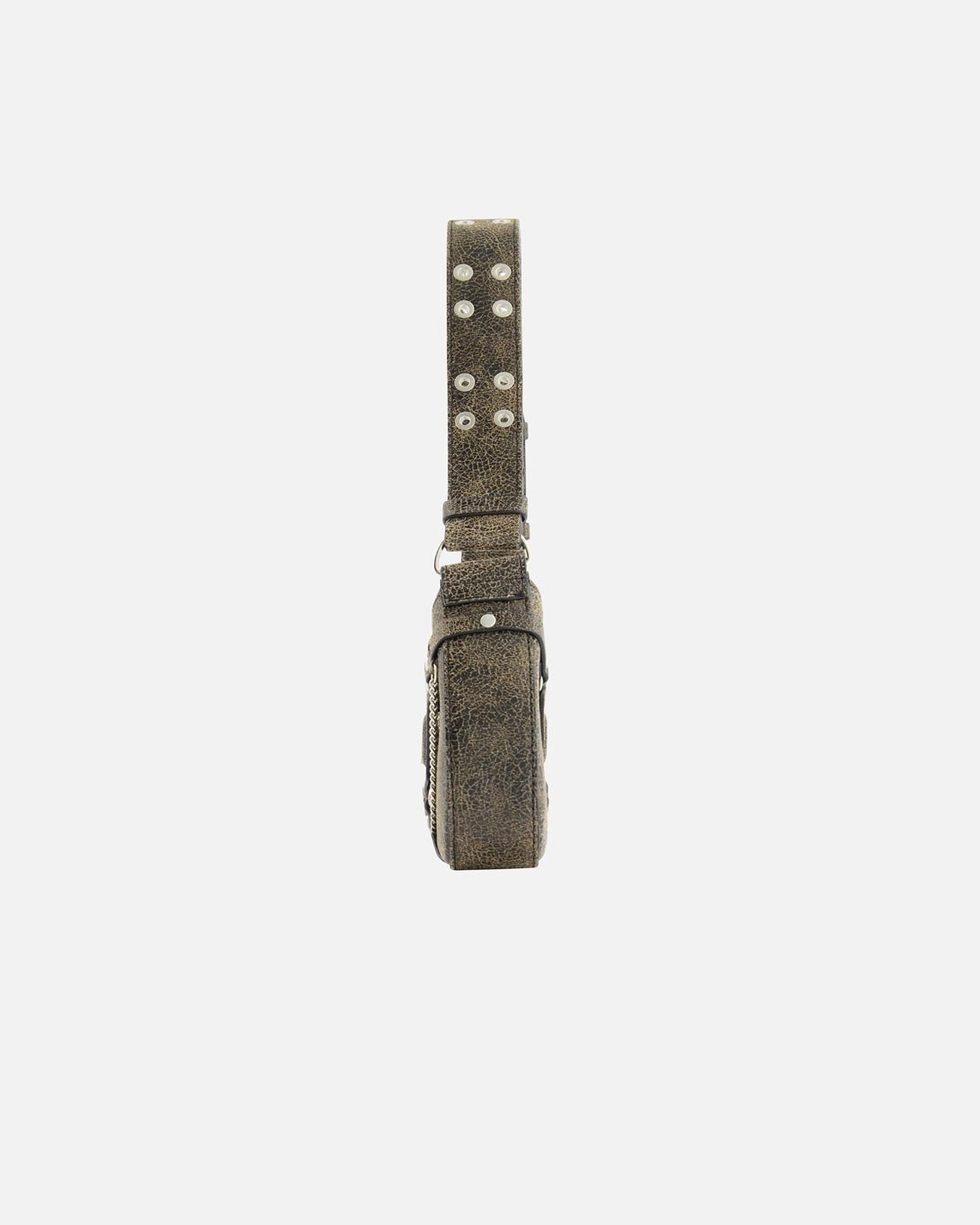 Leather Fetish Bag Cracked Moss - MISBHV - Elevastor