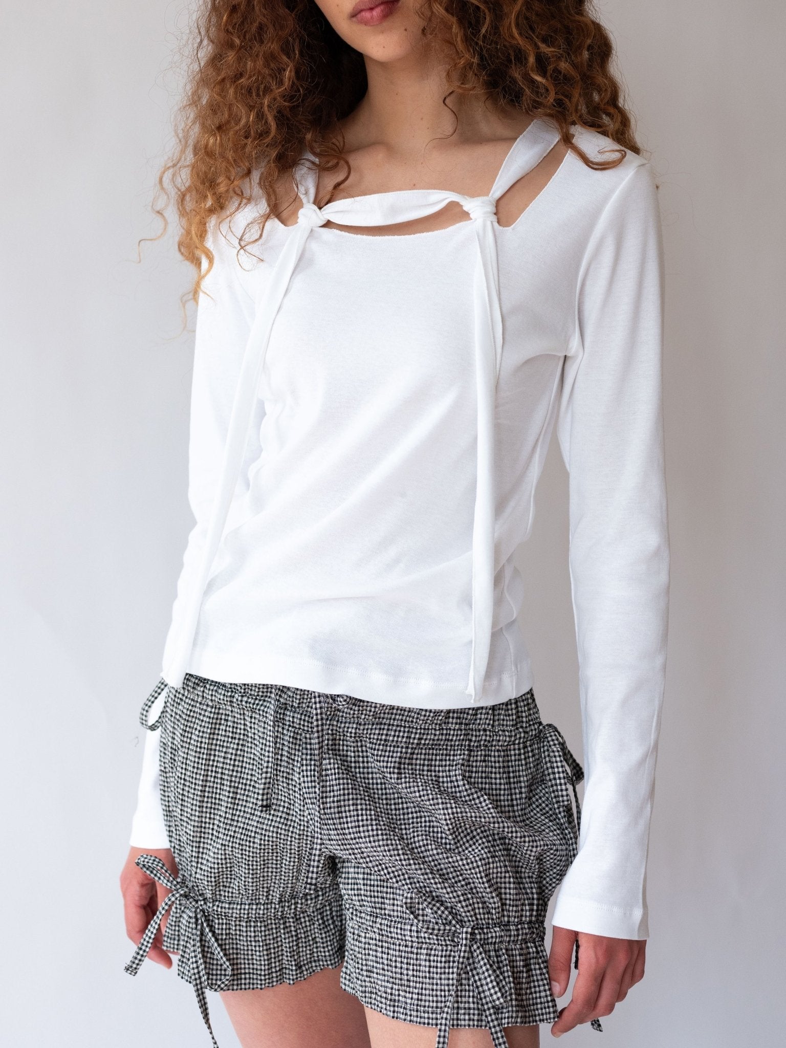 Linea rope top - white - Timna Weber - Elevastor