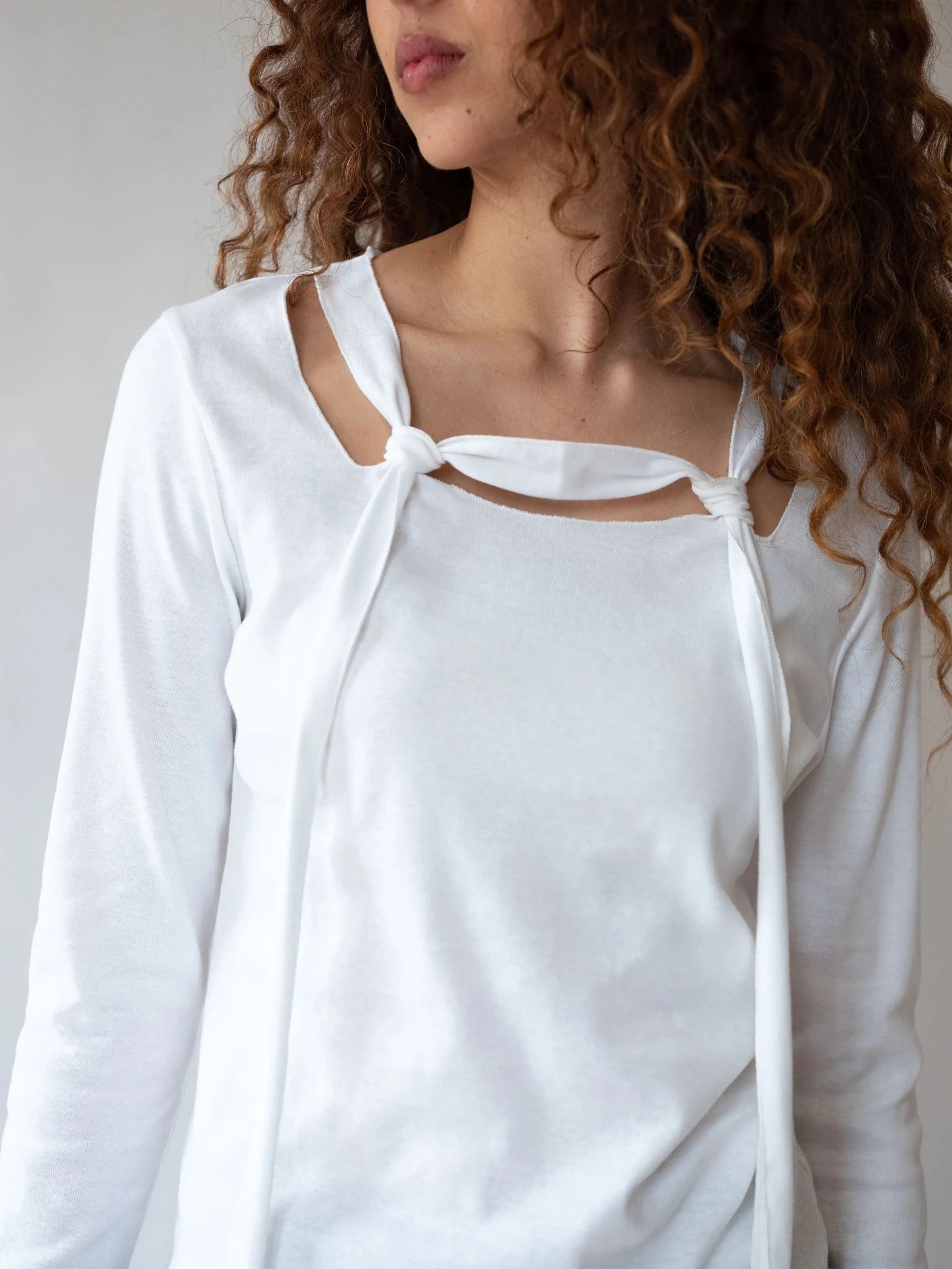 Linea rope top - white - Timna Weber - Elevastor