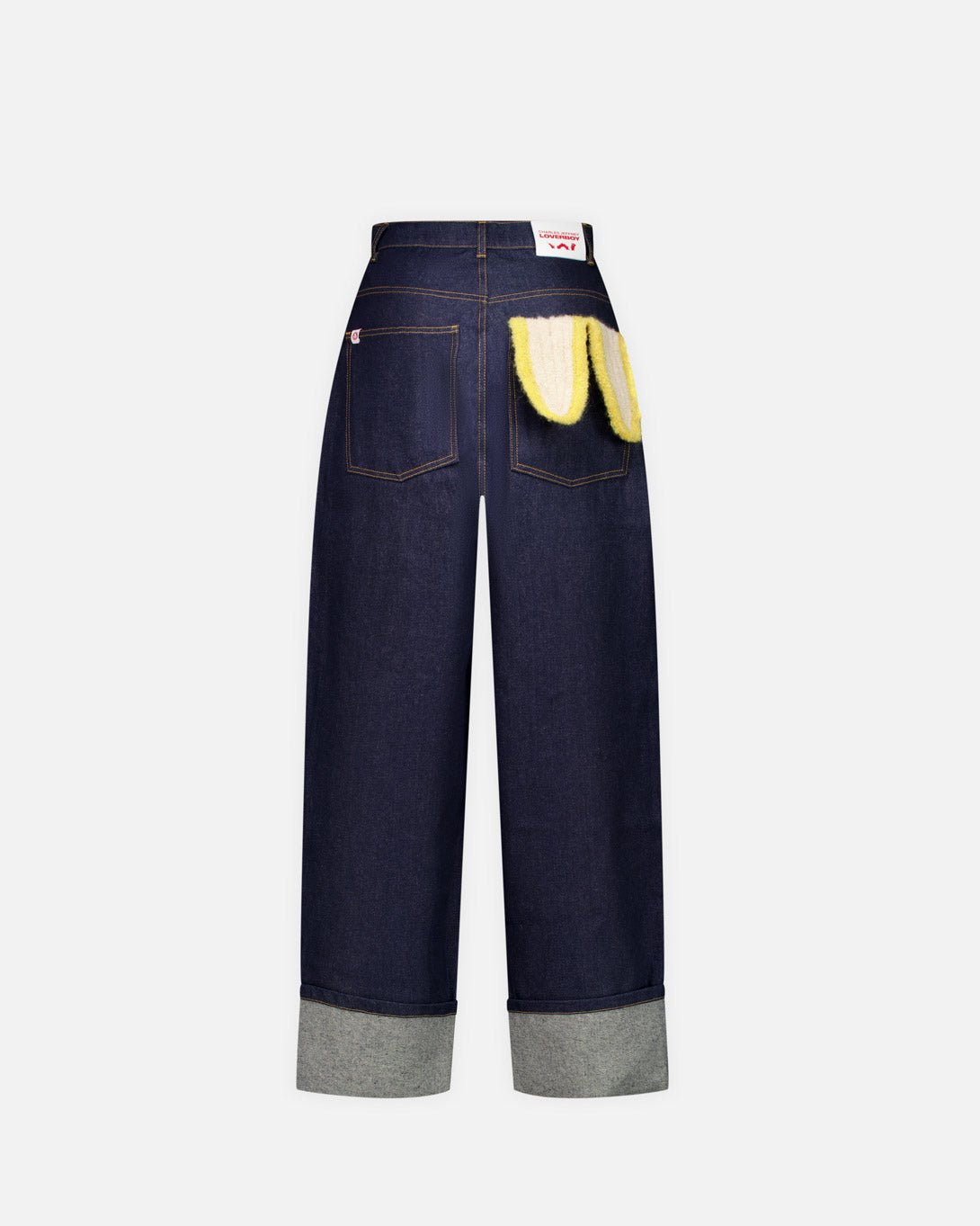 Shop - Charles Jeffrey Loverboy Loose Fit Jean With Knitted Pocket