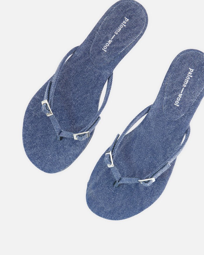 【関税込み】Paloma Wool ブルー Mica サンダル Shop - Paloma Wool Mica Denim | Elevastor