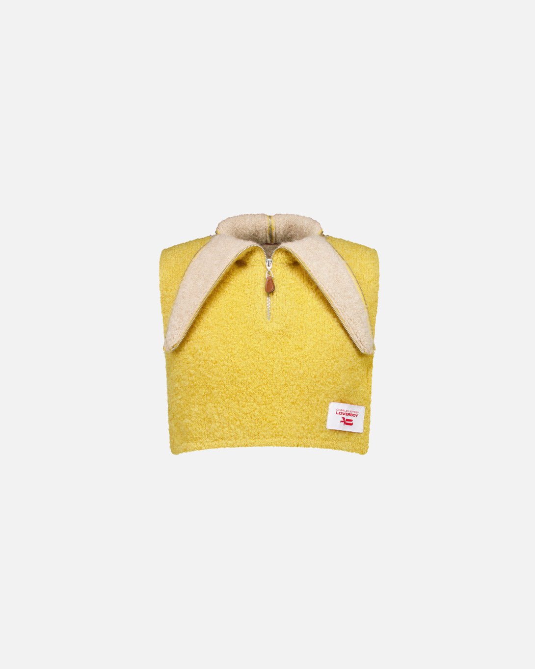 Mohair Banana Bib - Charles Jeffrey Loverboy - Elevastor