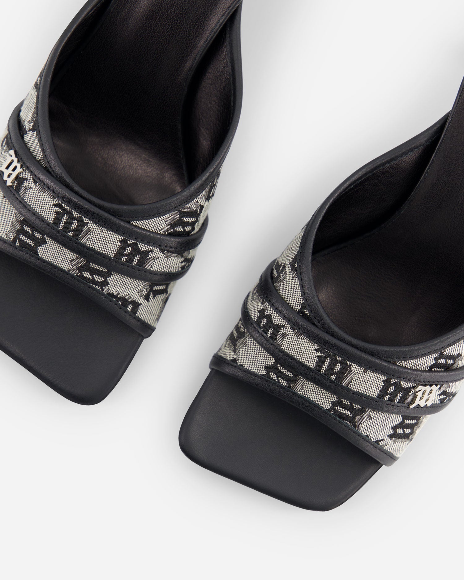 Sasha Slip On Sandal Monogram Beige - Shoes - MISBHV - Elevastor