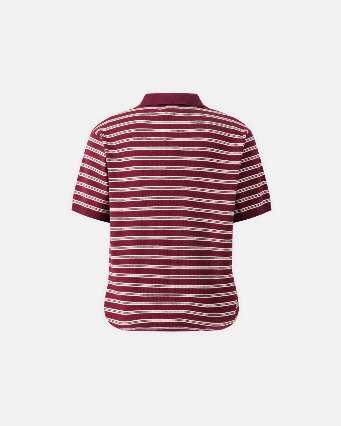 Open - Collar Stripe Sweater - COOR - Elevastor