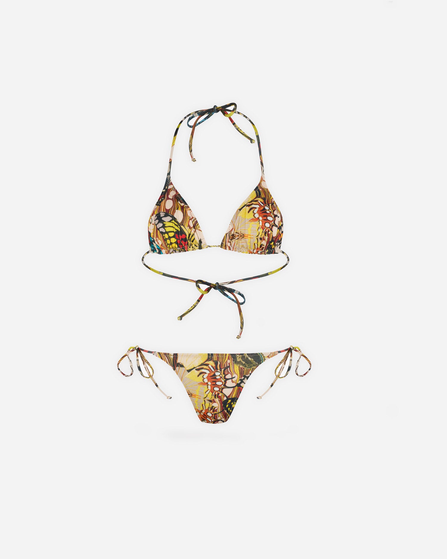Bikini Set Printed "Papillon" - Swimwear - Jean Paul Gaultier - Elevastor