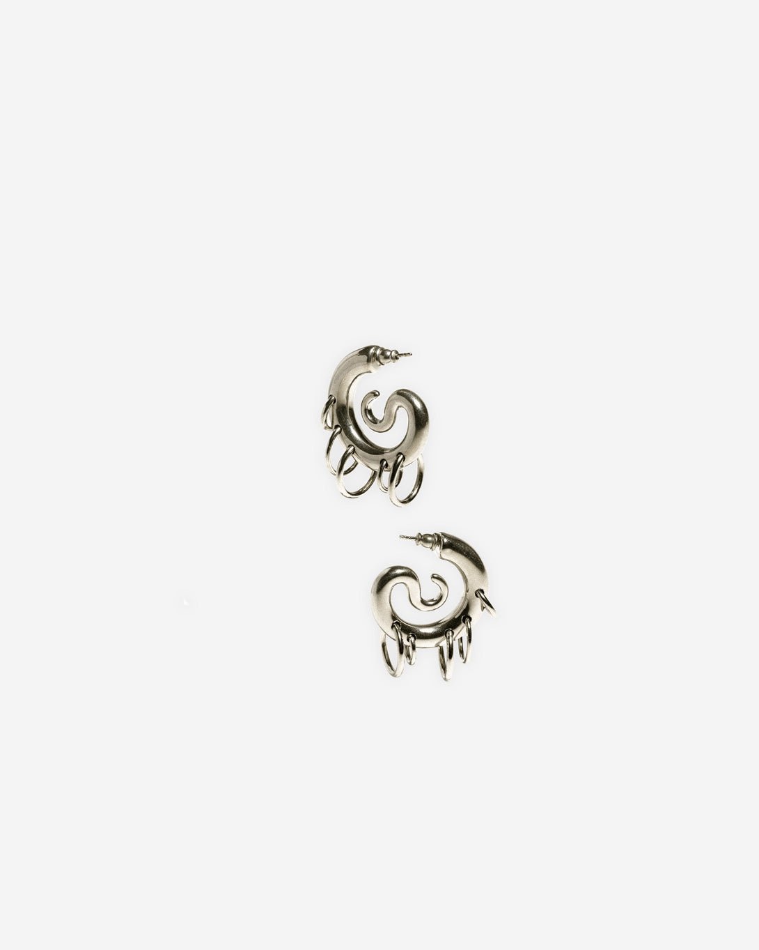 Pierced Serpent Hoops - Panconesi - Elevastor