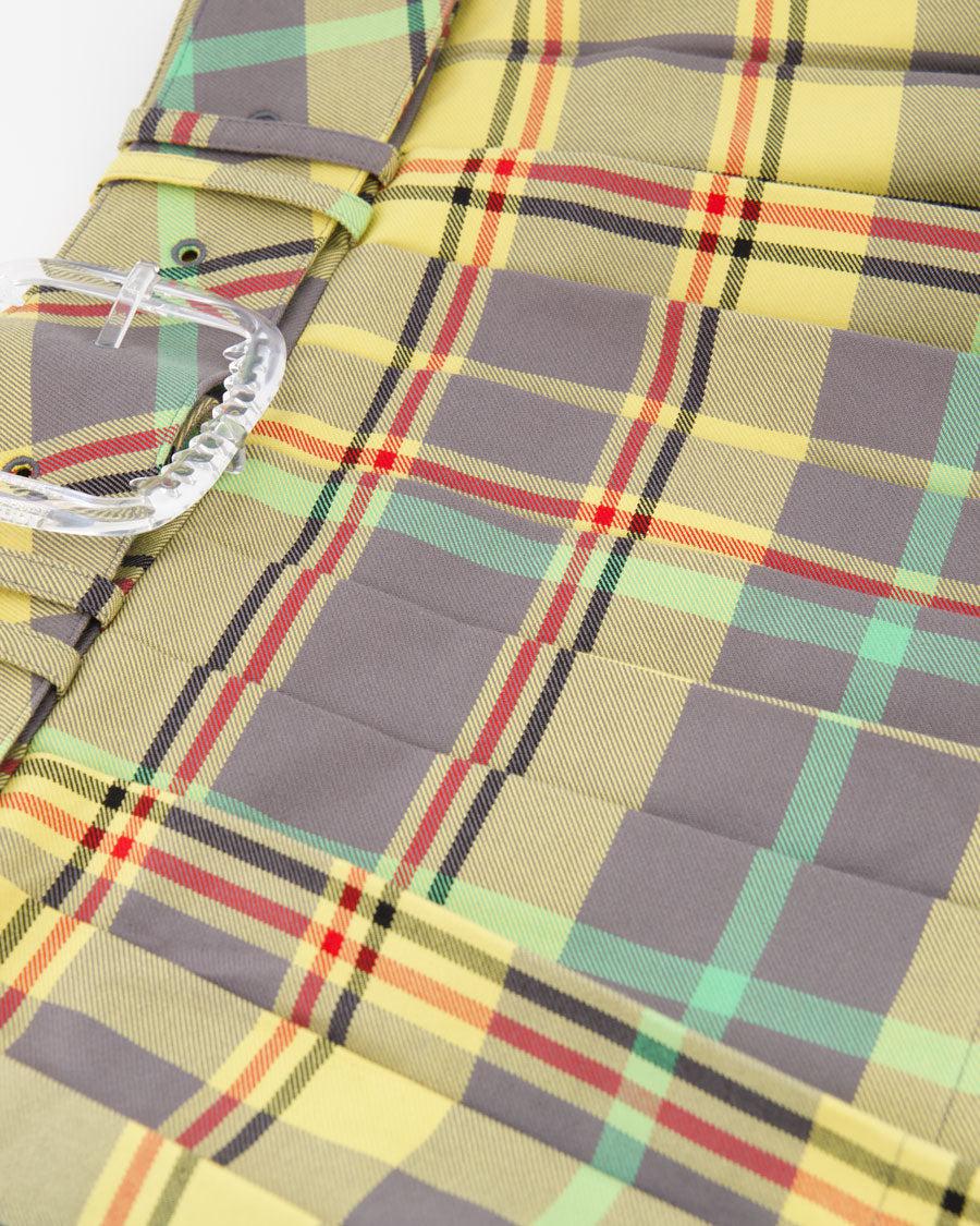 Pleated Rara Skirt Tartan - Charles Jeffrey Loverboy - Elevastor