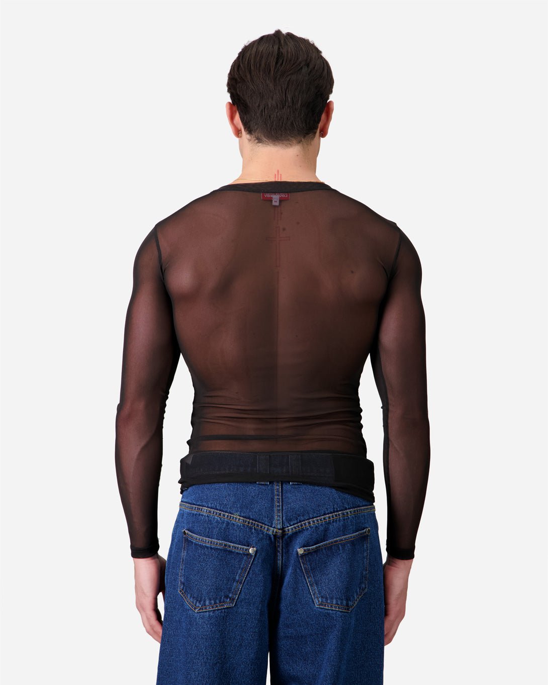 Pornhub Powermesh Long Sleeve T-Shirt - Charles Jeffrey Loverboy - Elevastor