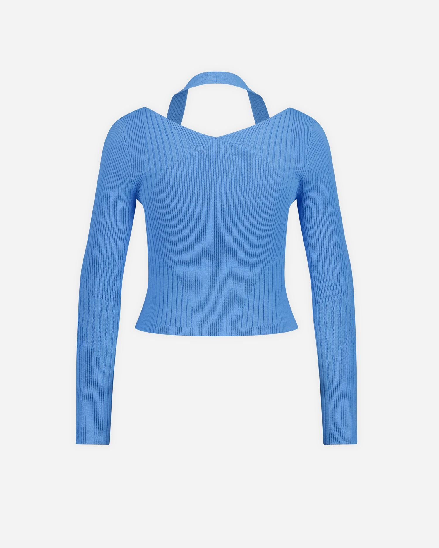 Knitted Seamless M Cardigan - Blue - Tops - MISBHV - Elevastor
