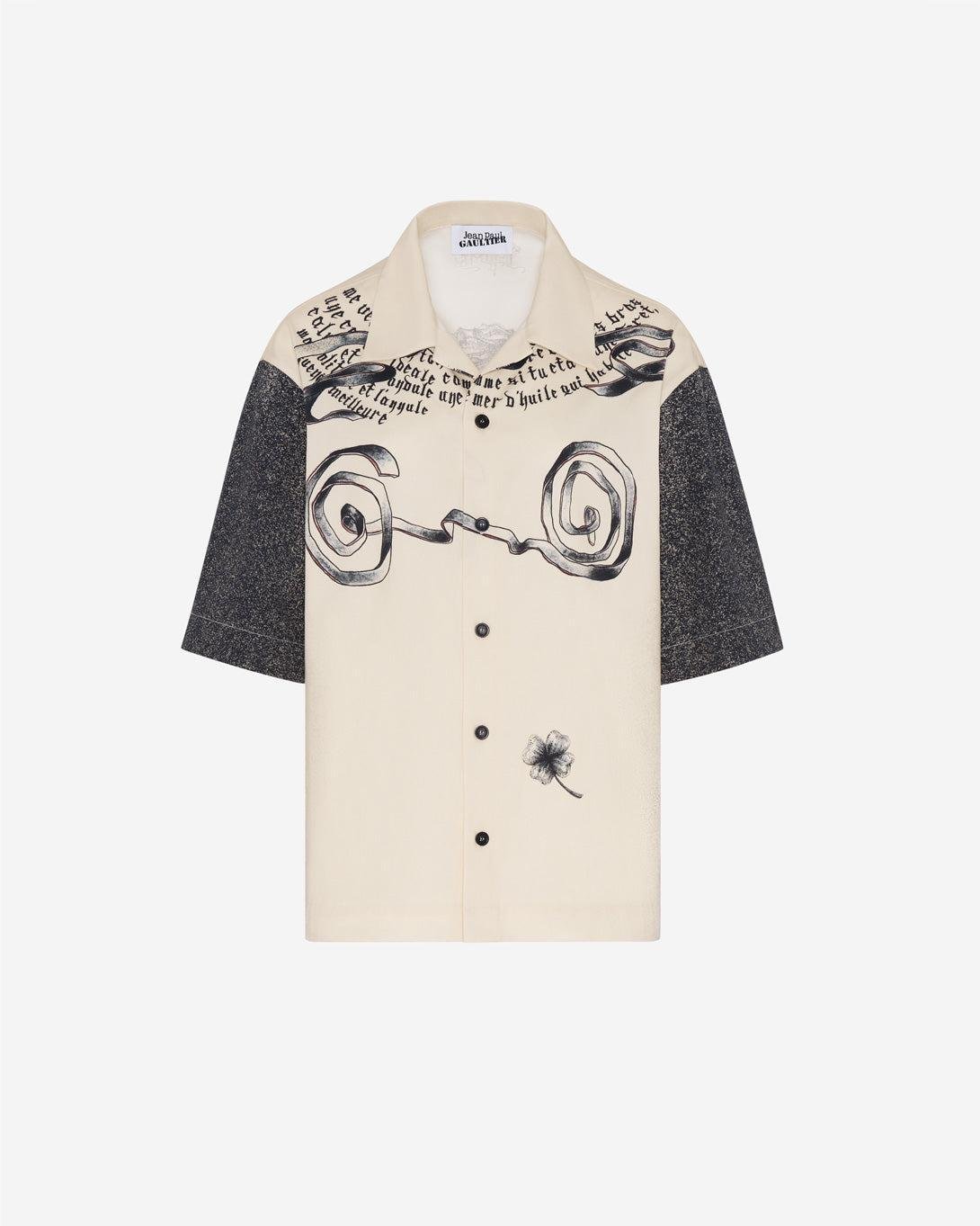 Short Sleeves Shirt Printed "Tattoo" - Jean Paul Gaultier - Elevastor
