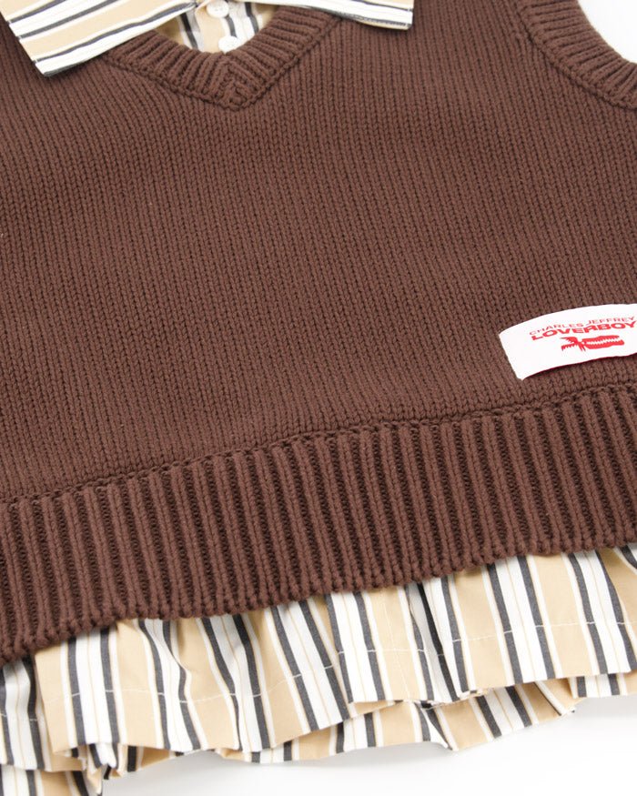 Smart Cropped Vest - Charles Jeffrey Loverboy - Elevastor