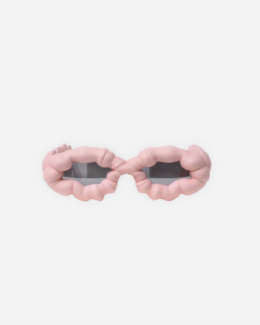 Pink Frame Silver Lenses Snow Sunglasses - Eyewear - Florentina Leitner - Elevastor