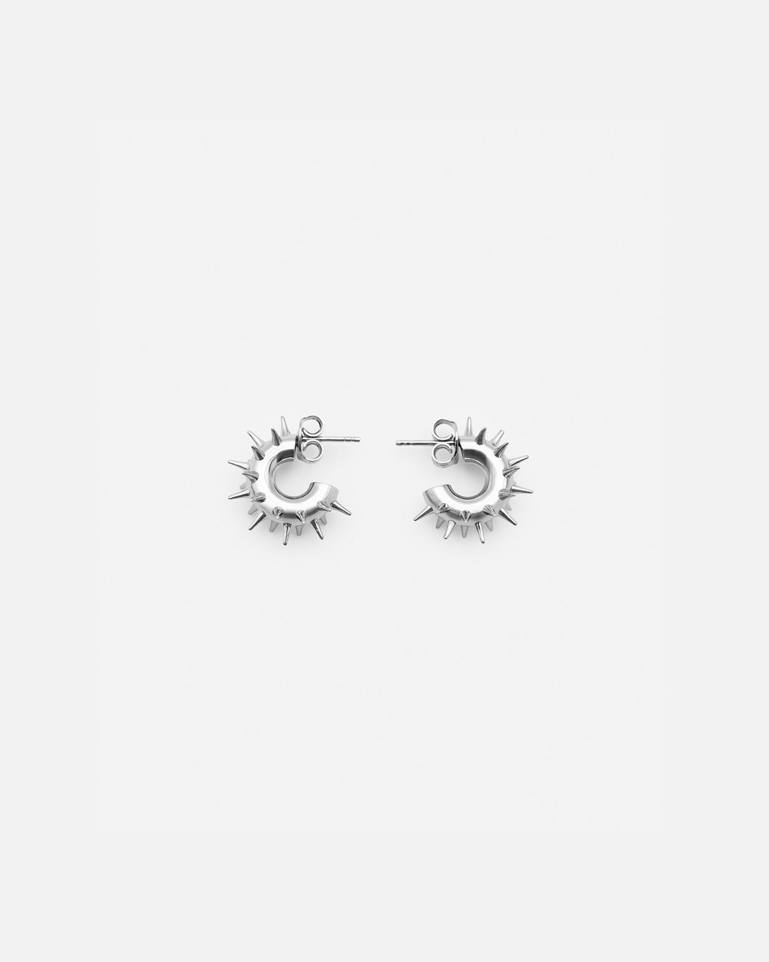 Mini Spiky Hoops Silver - Jewelry - Hugo Kreit - Elevastor