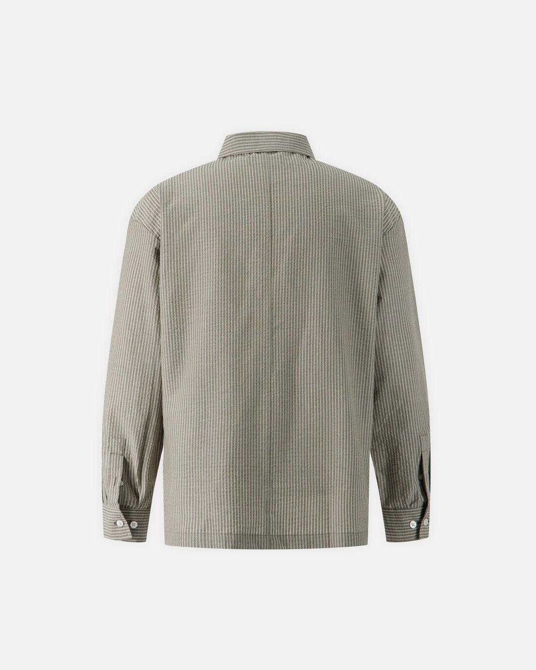 Stripe Cotton Lounge Shirt - COOR - Elevastor