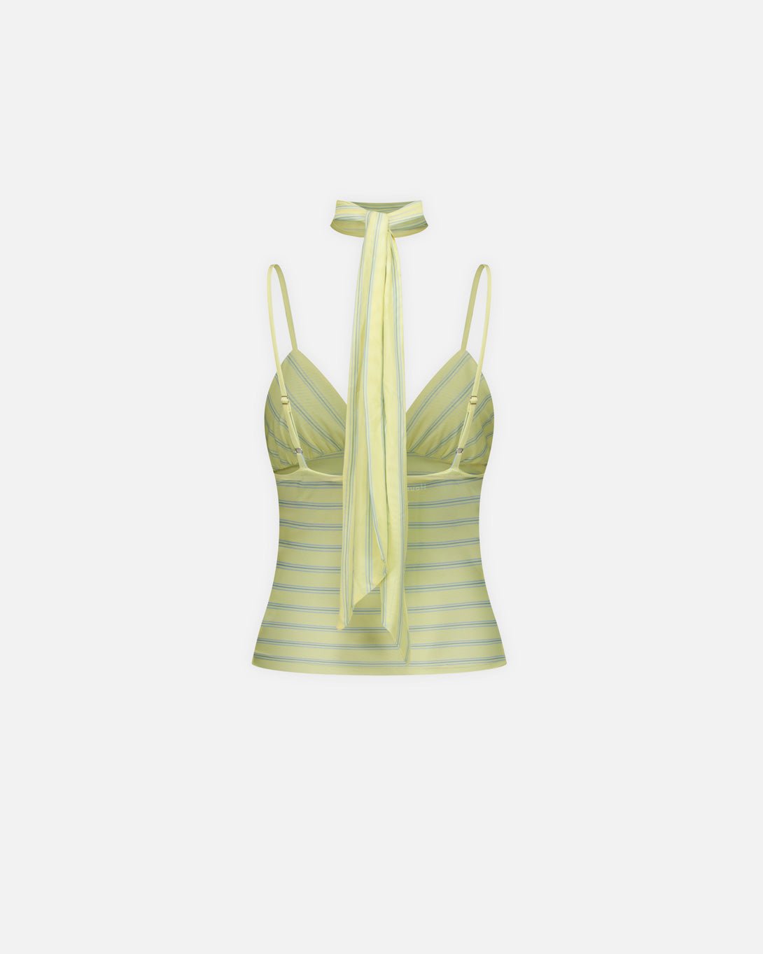 Striped Mesh Cami Top - House Of Sunny - Elevastor