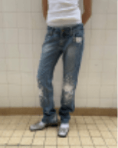 Studded Straight Leg Jeans - Hannah Creak - Elevastor