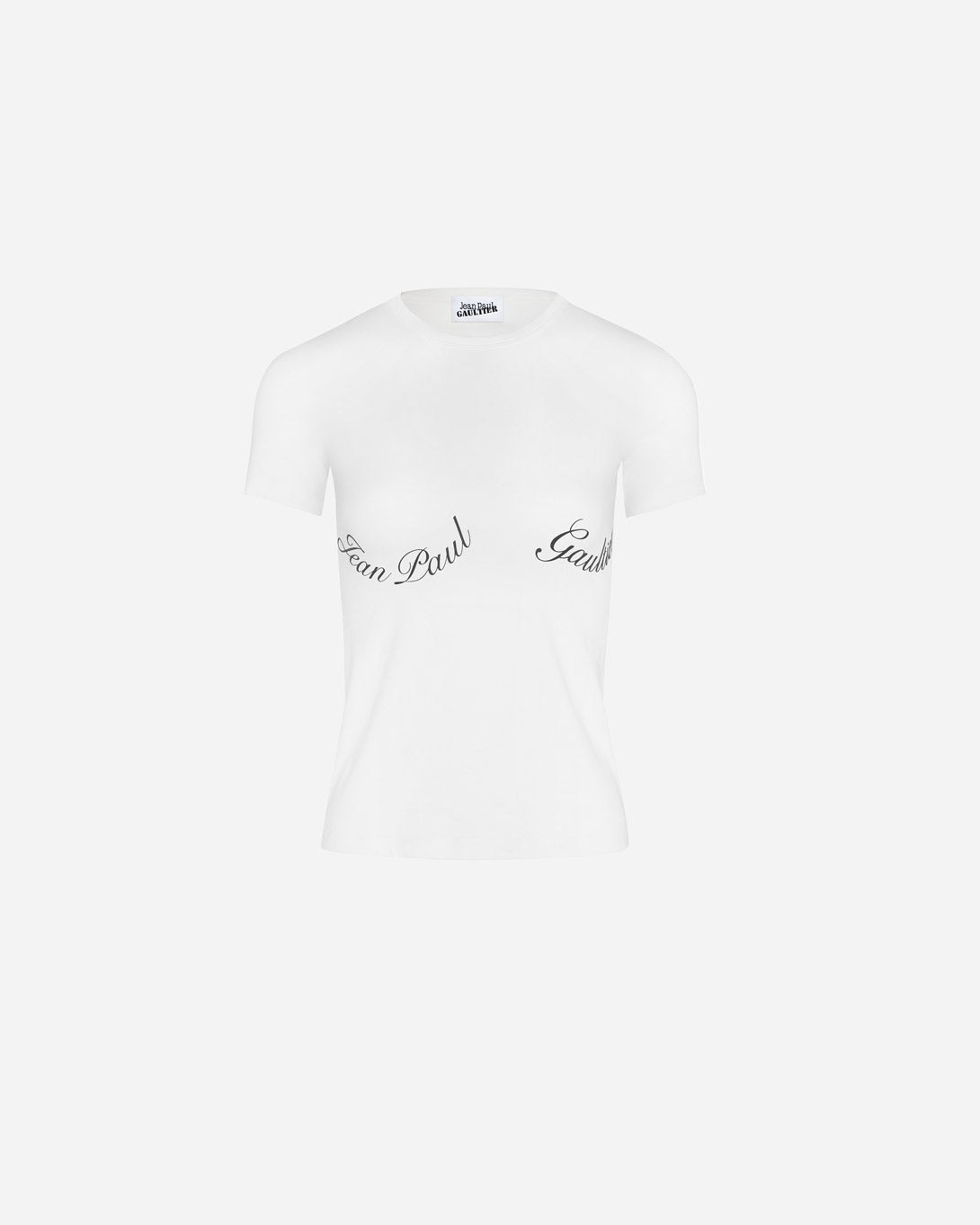 Cotton Baby Tee-Shirt With "Jean Paul Gaultier" Detail - Tops - Jean Paul Gaultier - Elevastor
