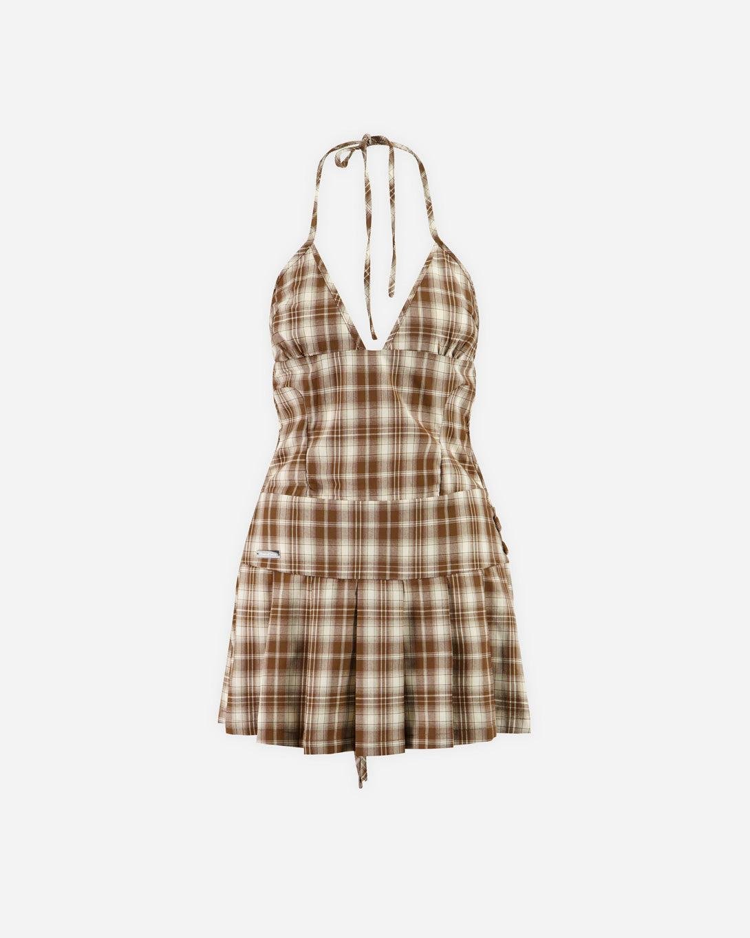 The Hoxton Check Dress - House Of Sunny - Elevastor