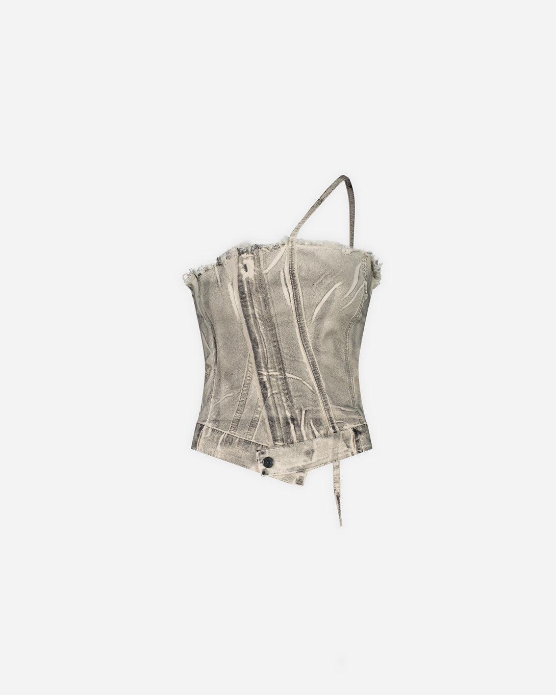 Denim Tube Top - Tops - Ottolinger - Elevastor