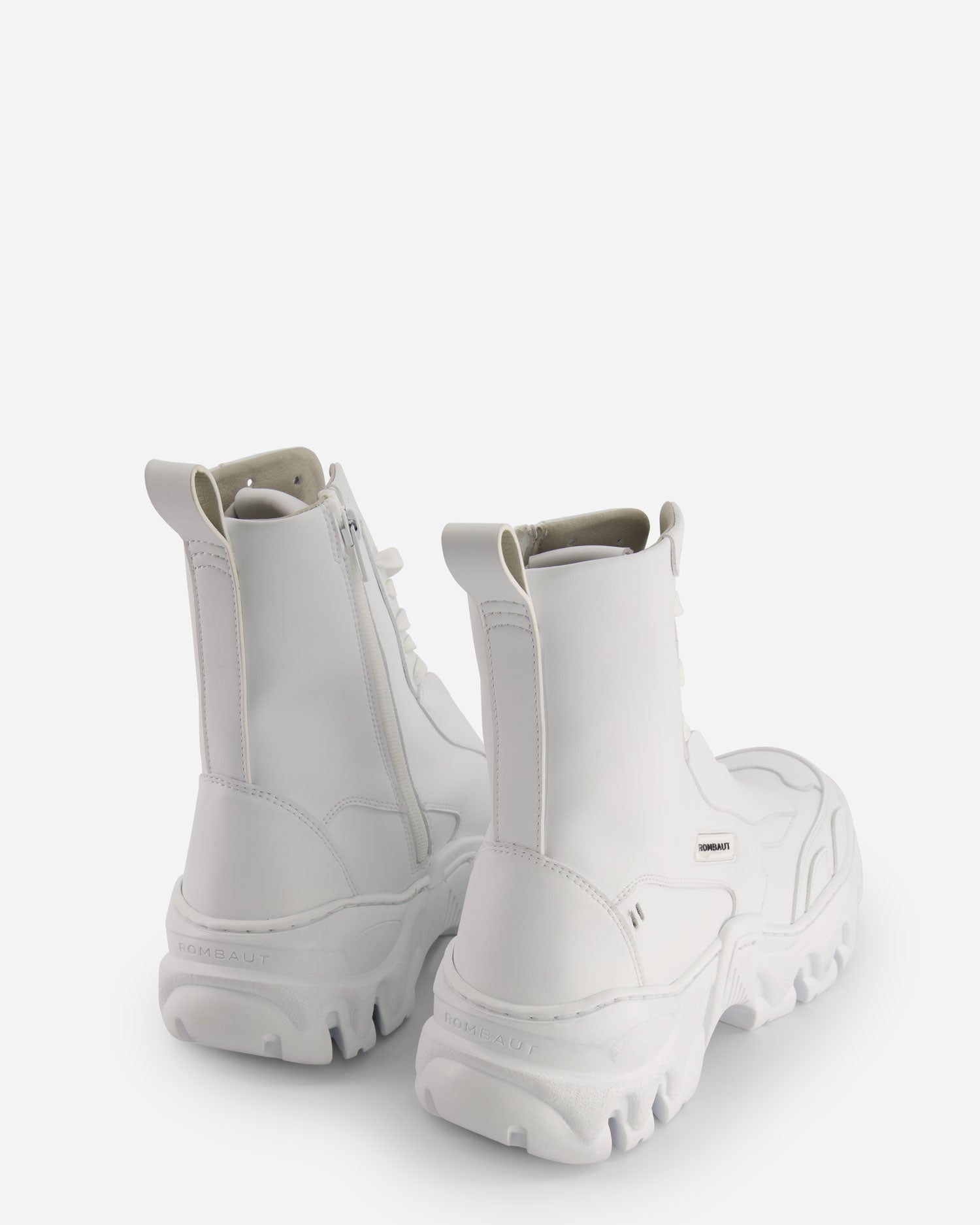 White Future Leather Boccaccio II Boots - Rombaut - Elevastor
