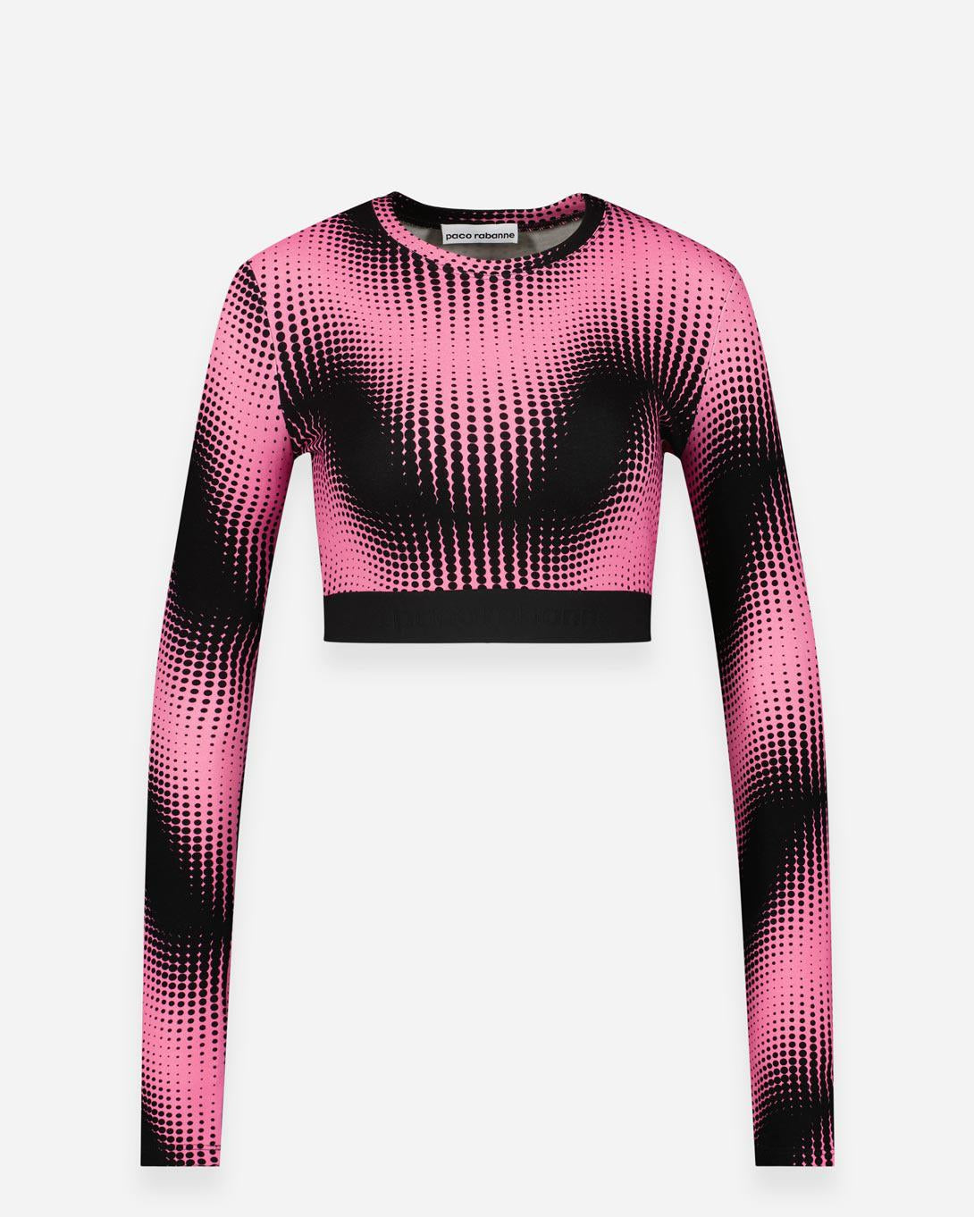Pink echo longsleeves top - Activewear - Paco Rabanne - Elevastor