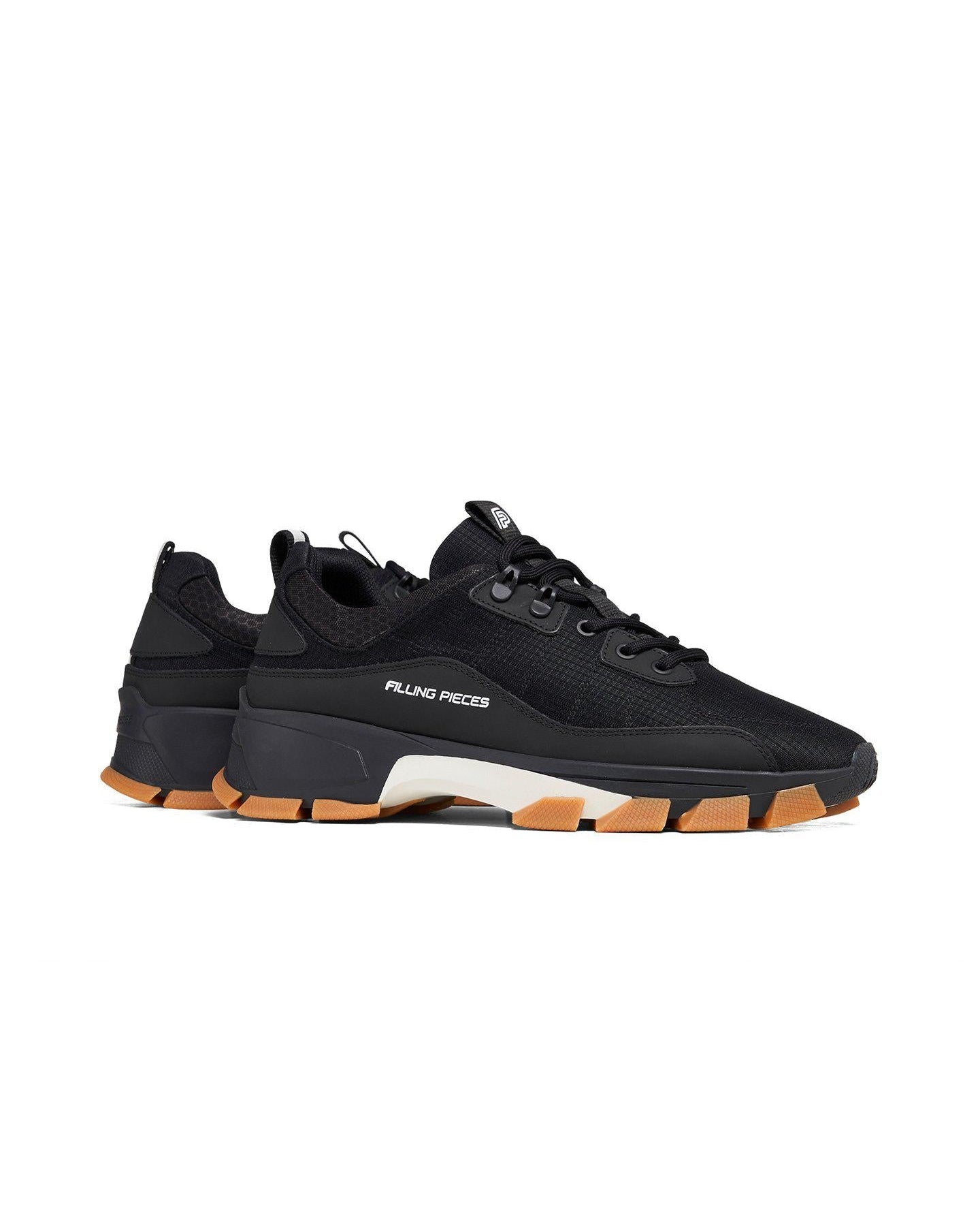 Black Lux Radar Kite Sneakers - Sneakers - Filling Pieces - Elevastor