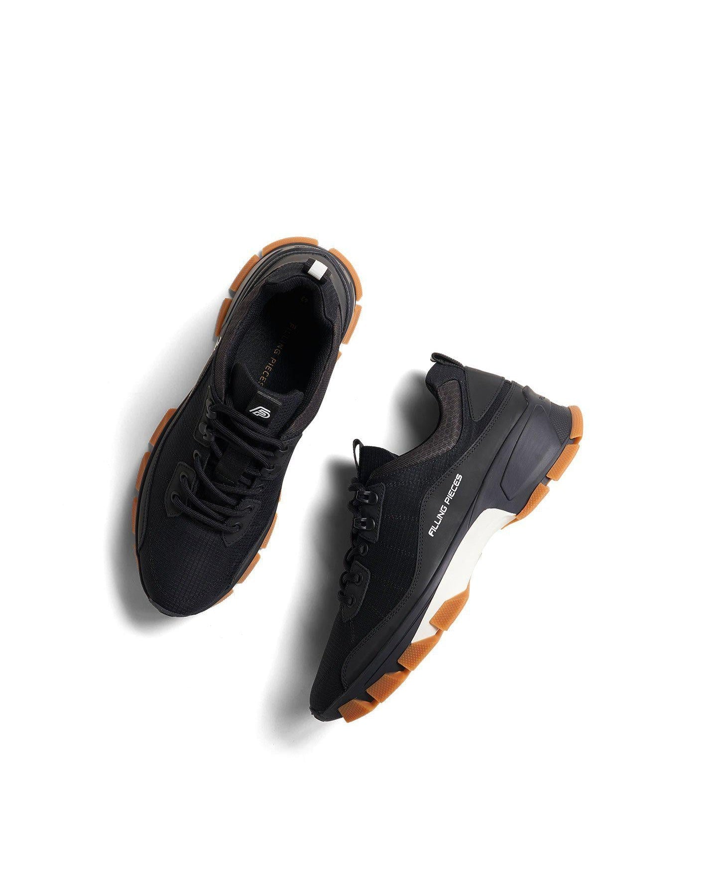Black Lux Radar Kite Sneakers - Sneakers - Filling Pieces - Elevastor