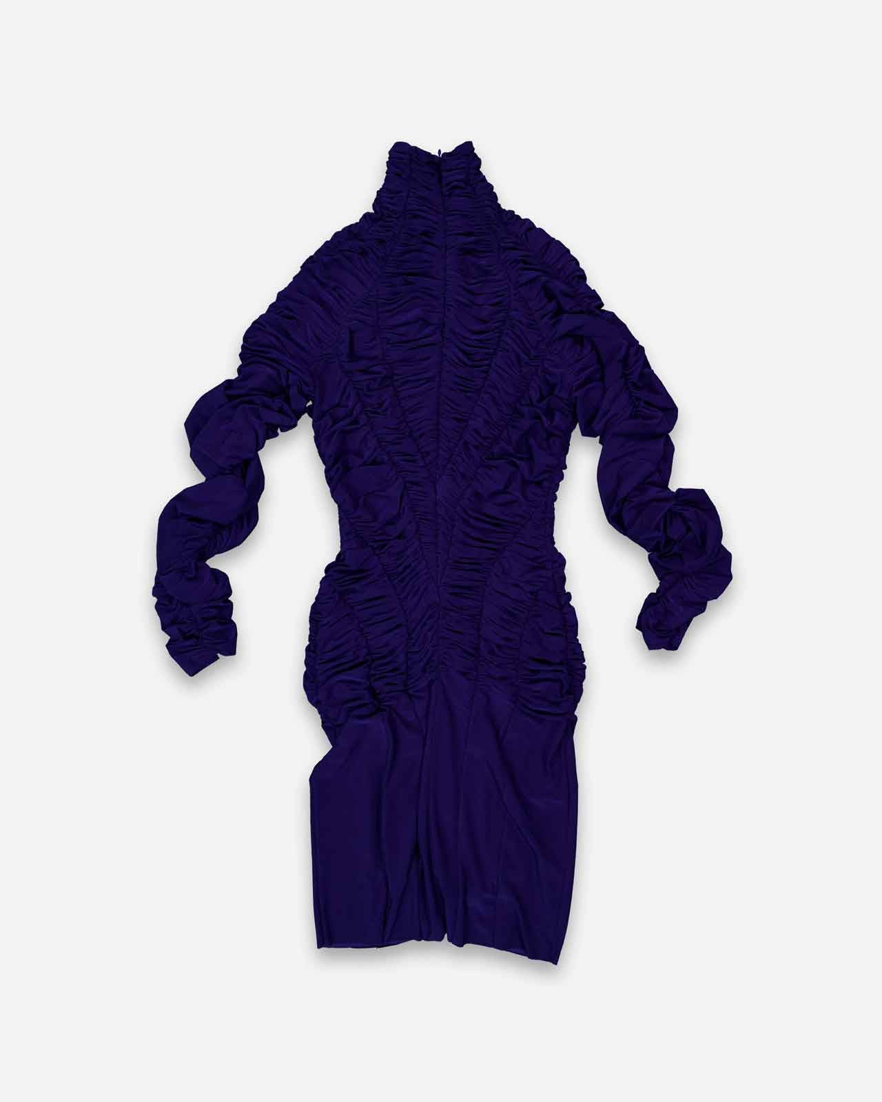 Blue Plisse Dress - Dresses & Skirts - Situationist - Elevastor
