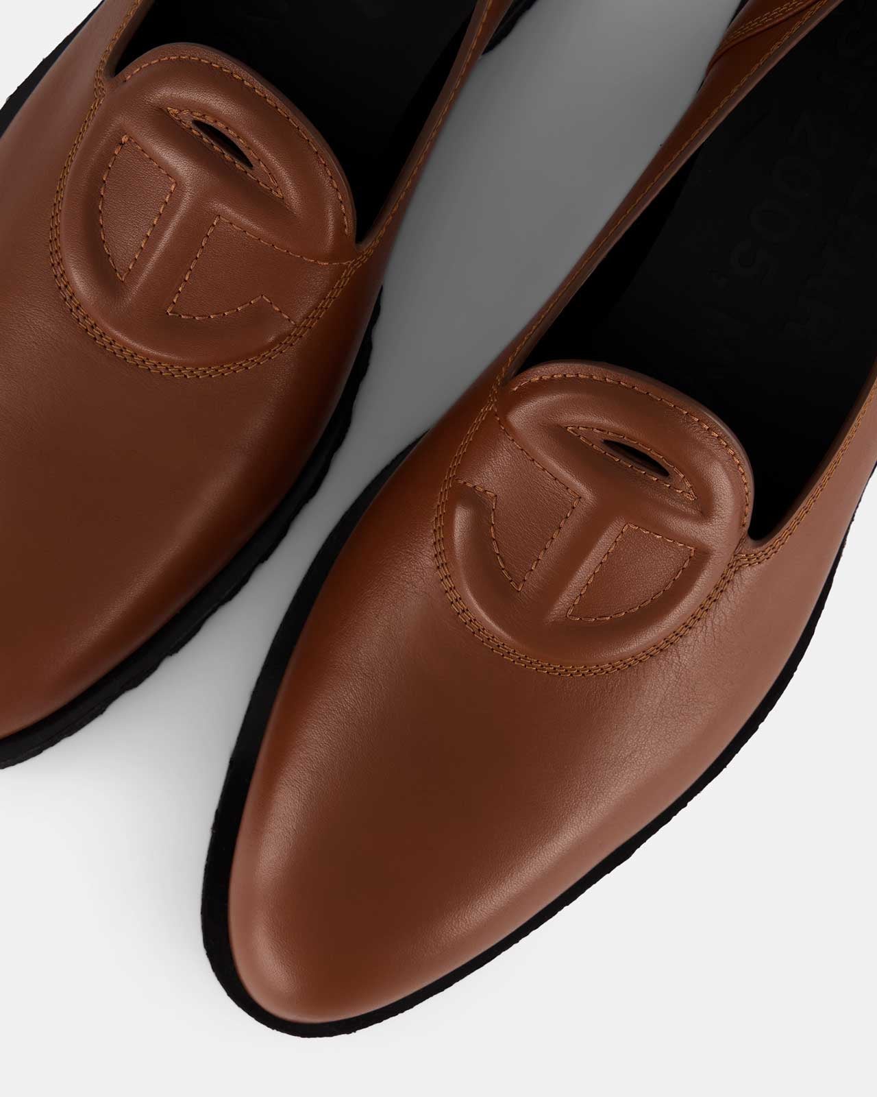 Brown T Loafers - Shoes - Telfar - Elevastor