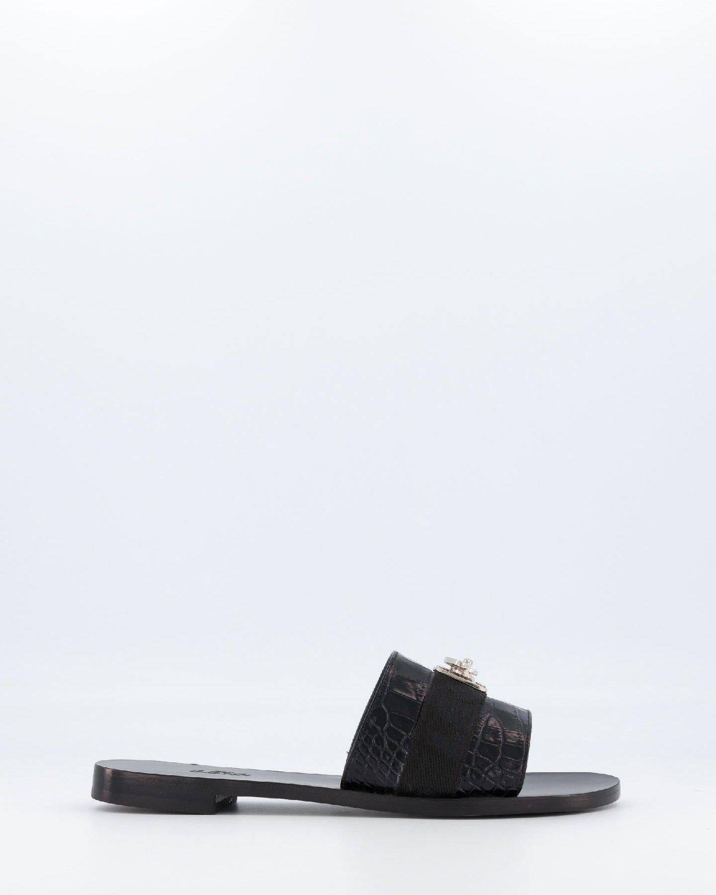 Black Swing Hook Slippers - Leo - Elevastor