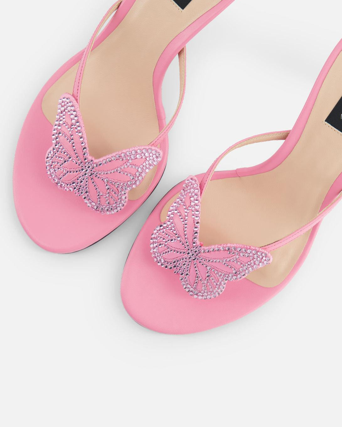 Butterfly Sandals - Pink - Shoes - Blumarine - Elevastor