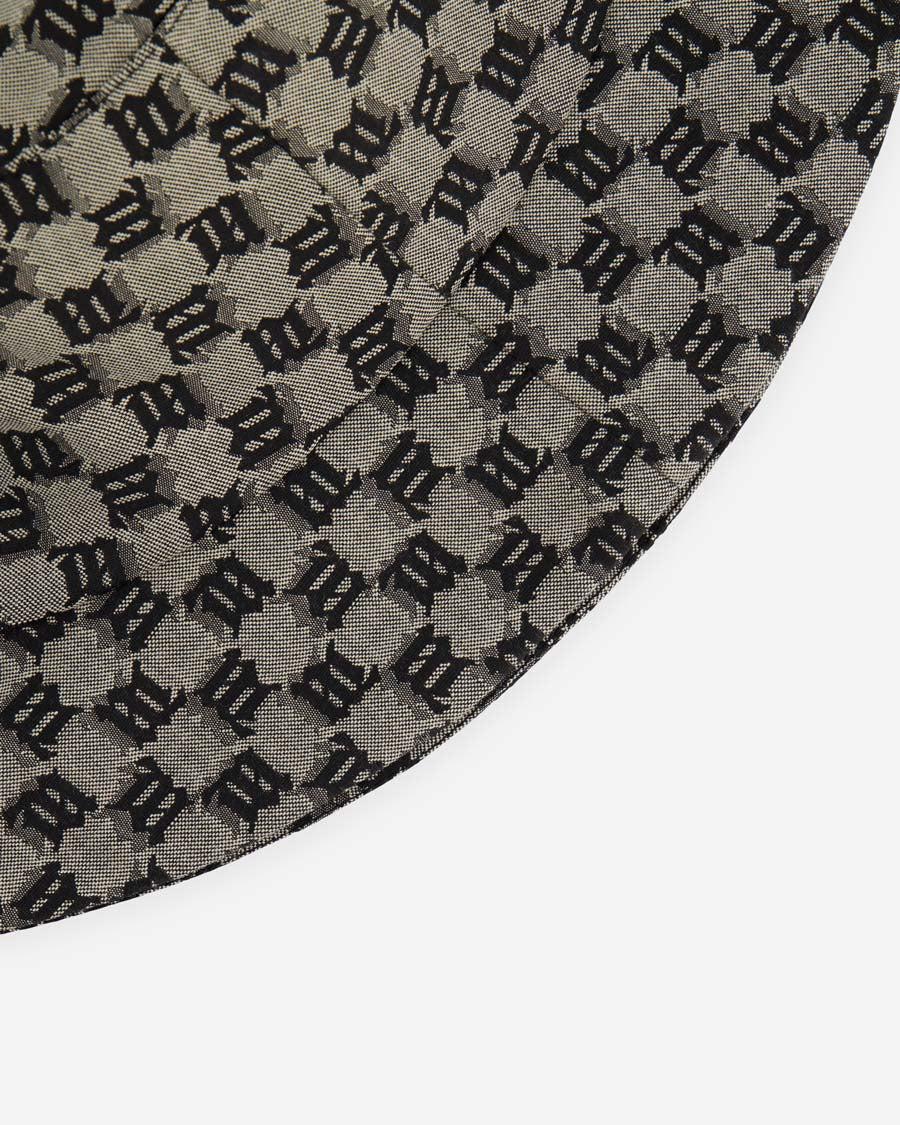 Monogram Jacquard Canvas Bucket Hat - Hats - MISBHV - Elevastor