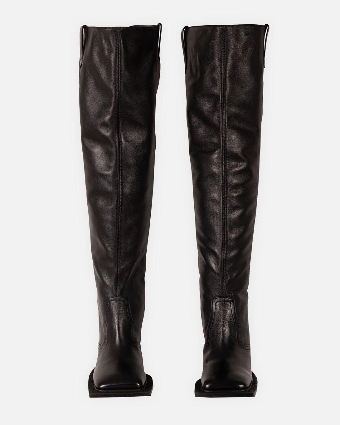 S*様 NINAMOUNAH LING KNEE-HIGH LEATHER BO Howling Knee High Boots in Black – Ninamounah