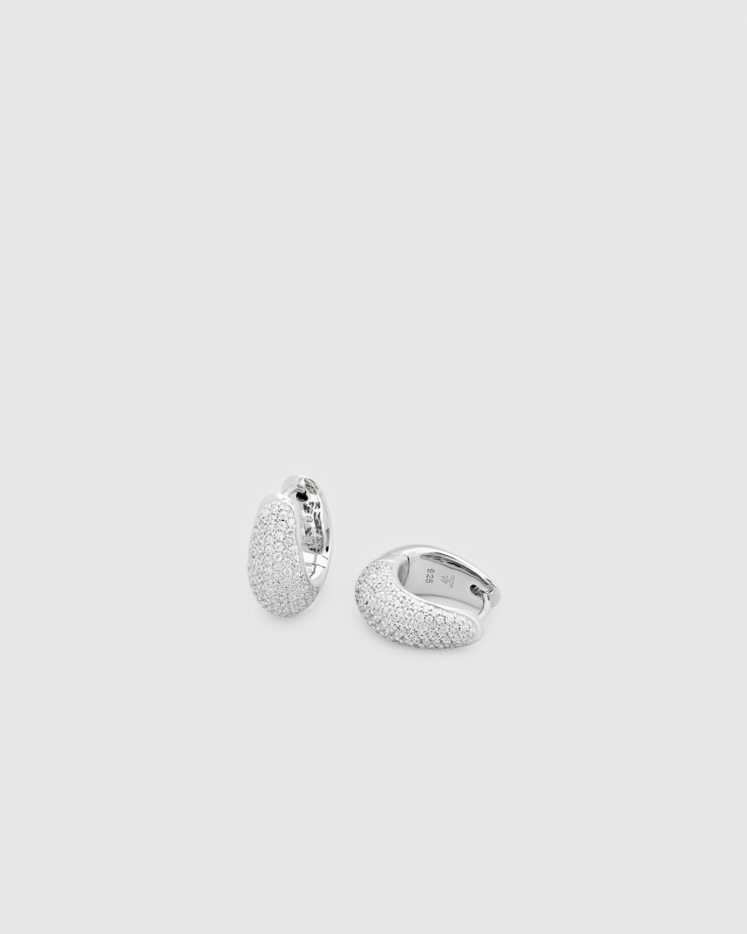 Ice Hoop Small Pave  - Tom Wood - Elevastor