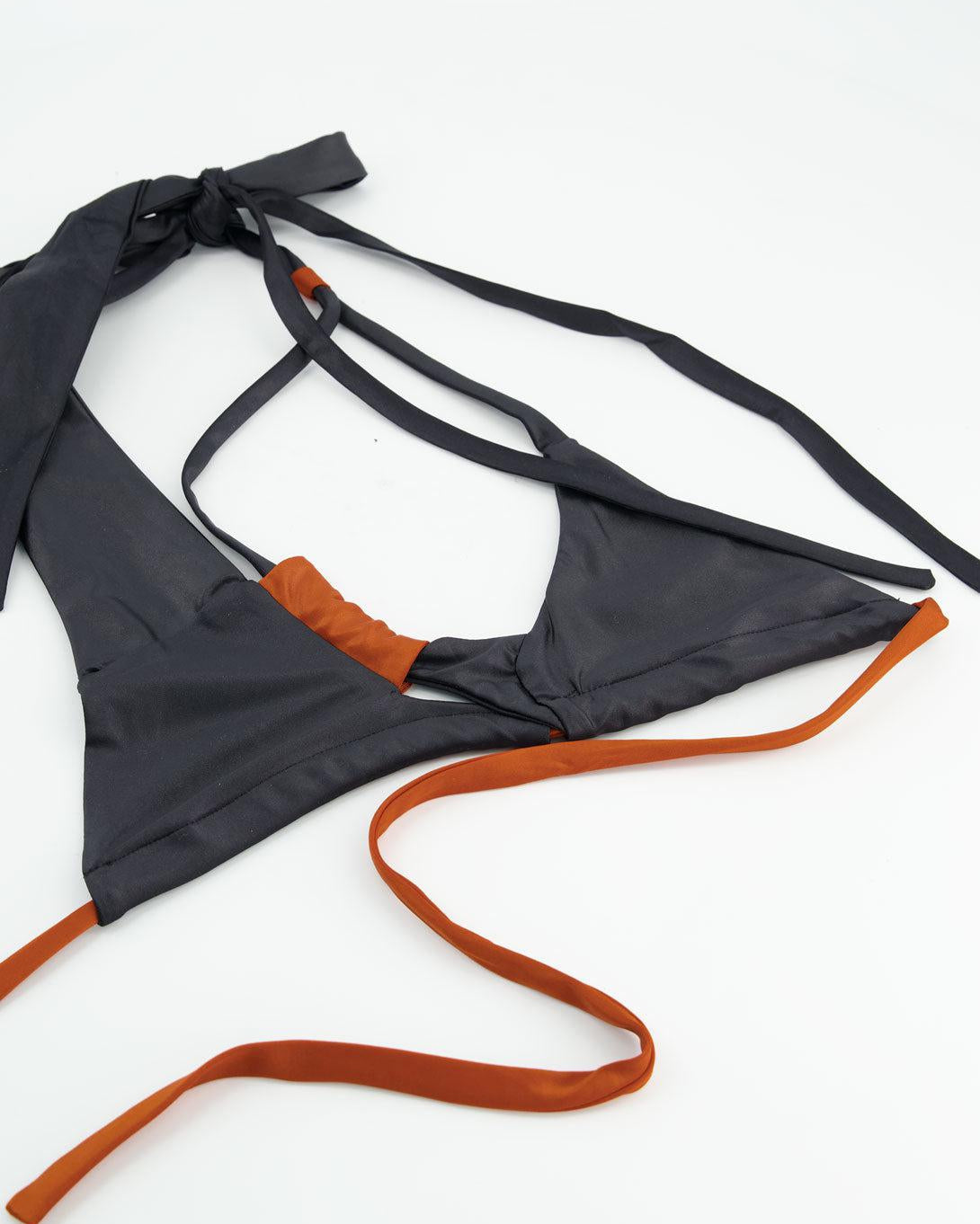 Metallic Bikini Top - Swimwear - Ottolinger - Elevastor